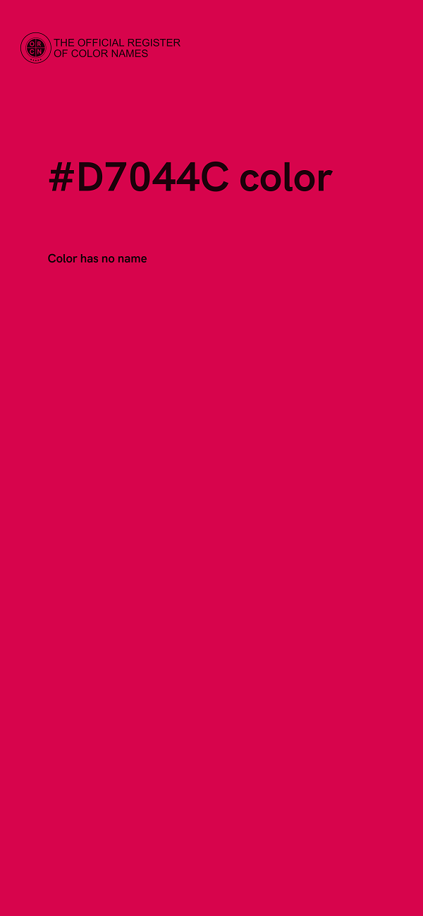 #D7044C color image