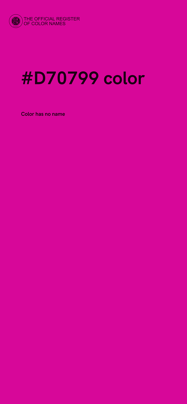 #D70799 color image