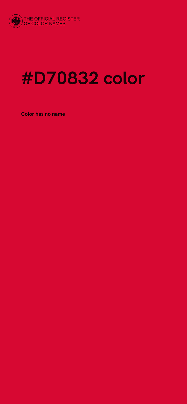 #D70832 color image