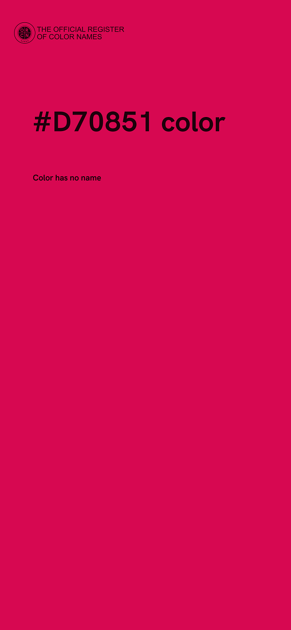 #D70851 color image