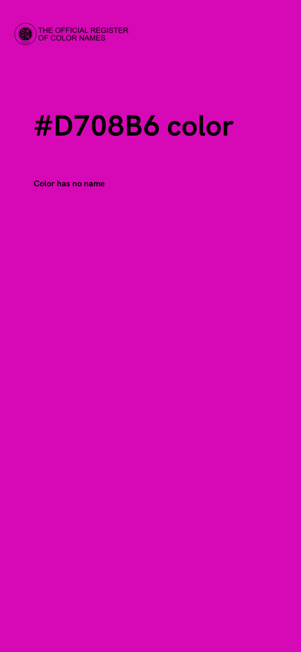 #D708B6 color image