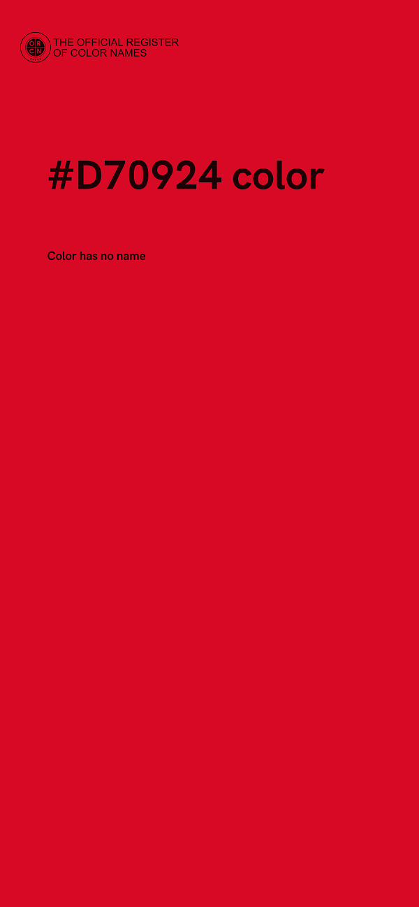 #D70924 color image