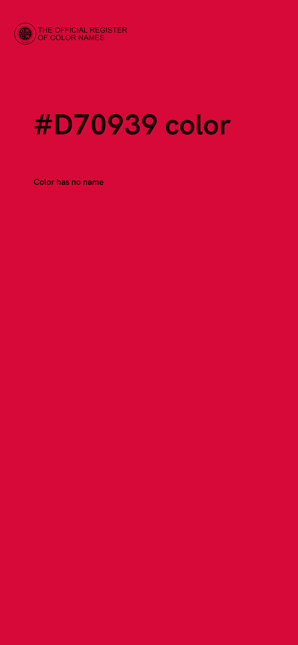 #D70939 color image