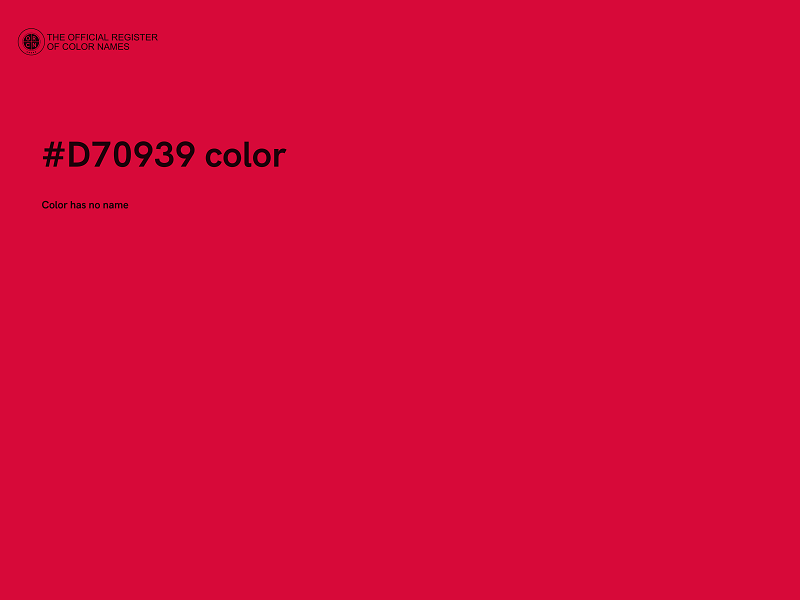 #D70939 color image
