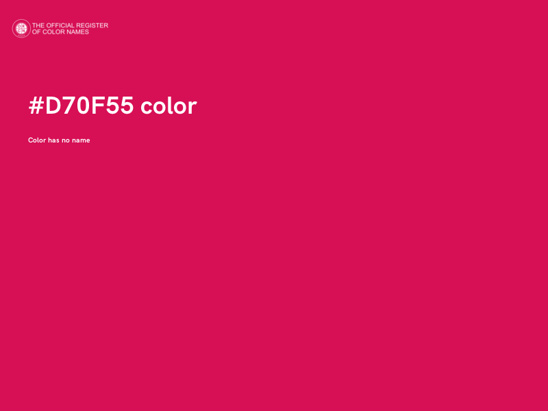 #D70F55 color image