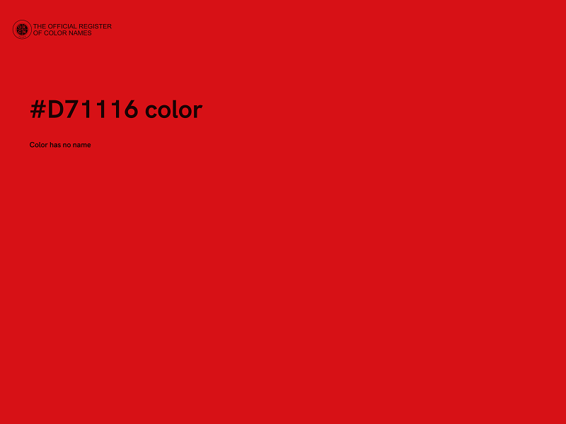#D71116 color image
