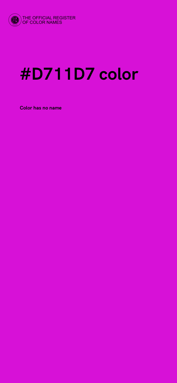 #D711D7 color image