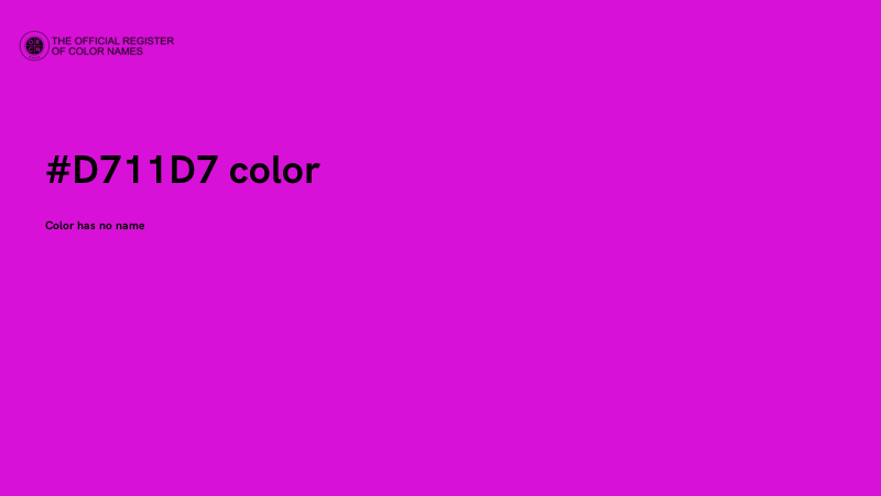 #D711D7 color image