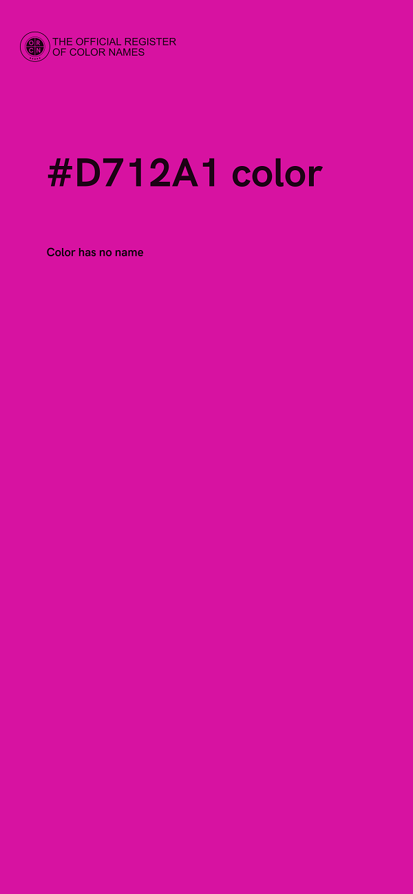 #D712A1 color image