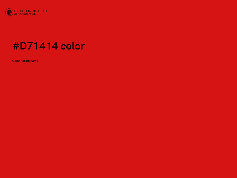 #D71414 color image