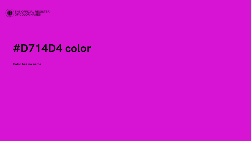 #D714D4 color image