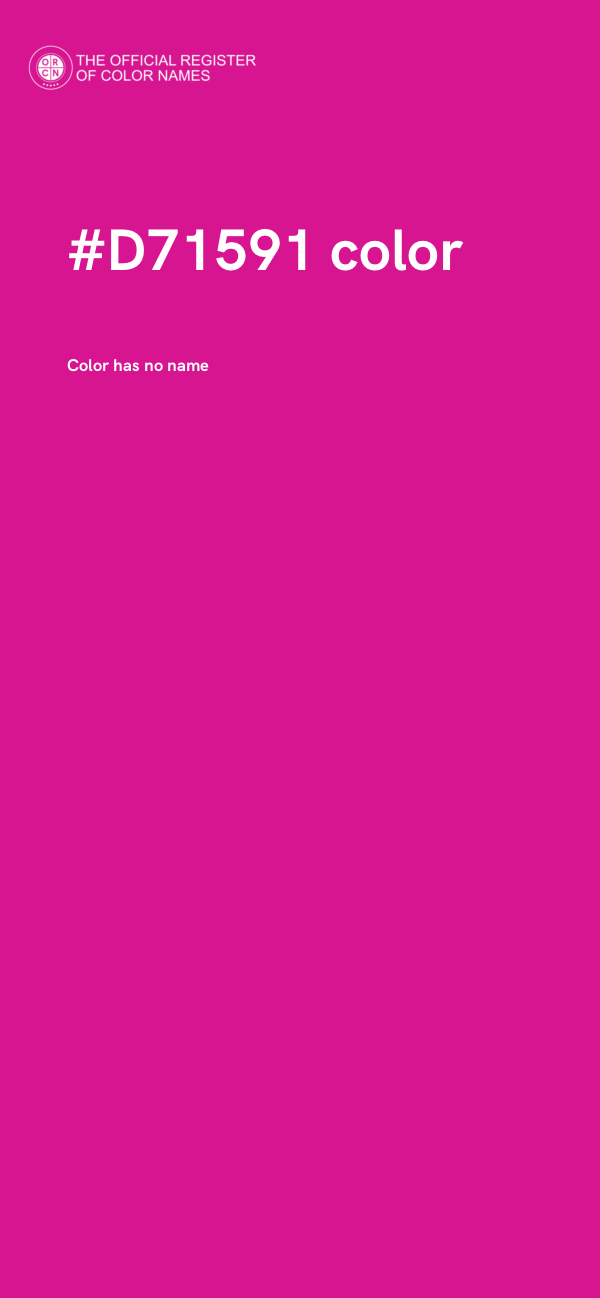 #D71591 color image