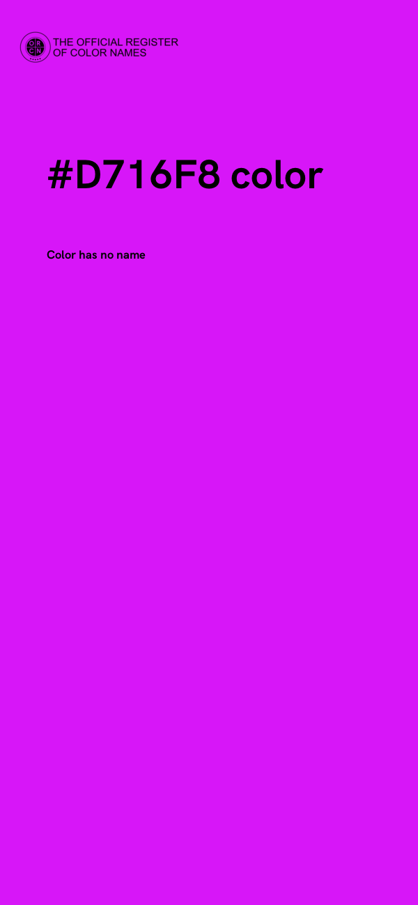 #D716F8 color image