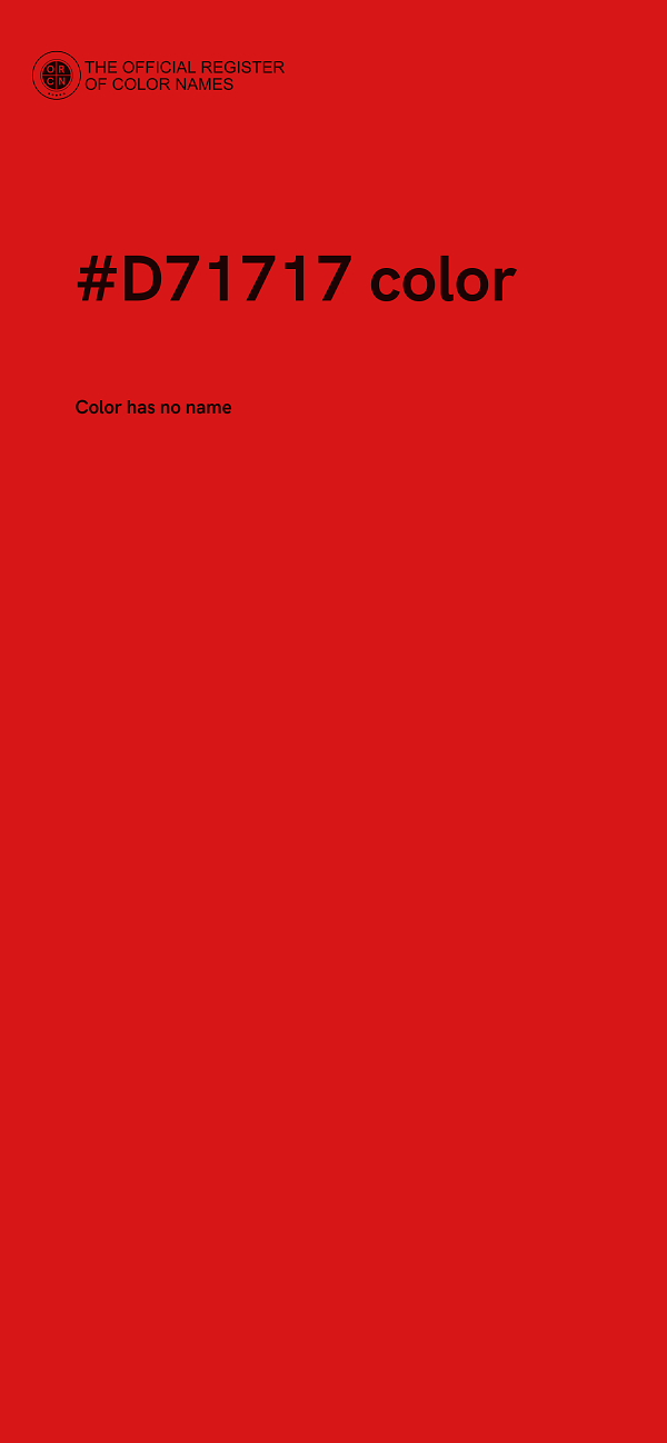 #D71717 color image