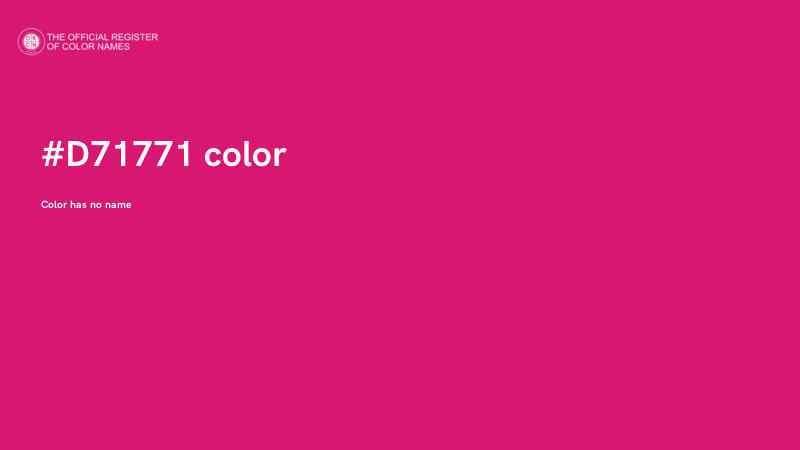#D71771 color image