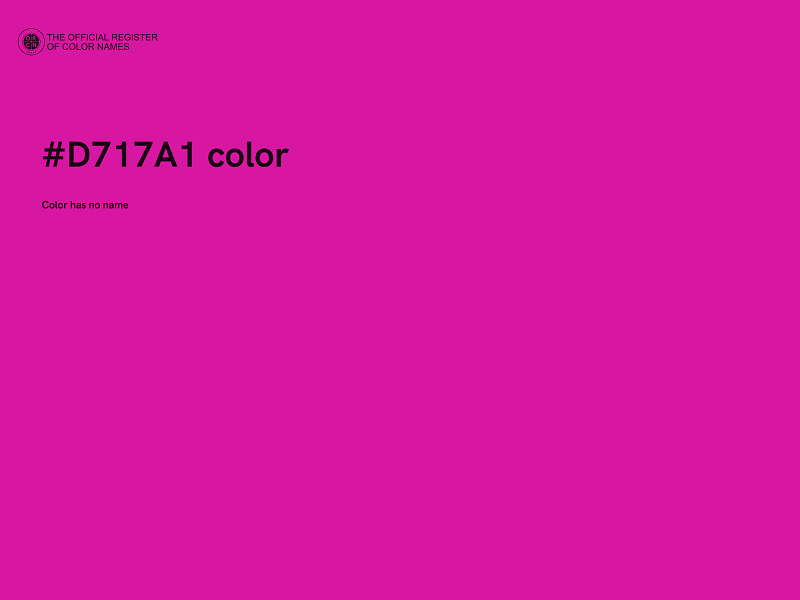 #D717A1 color image