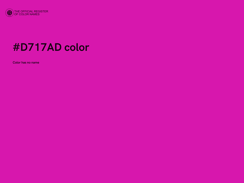 #D717AD color image