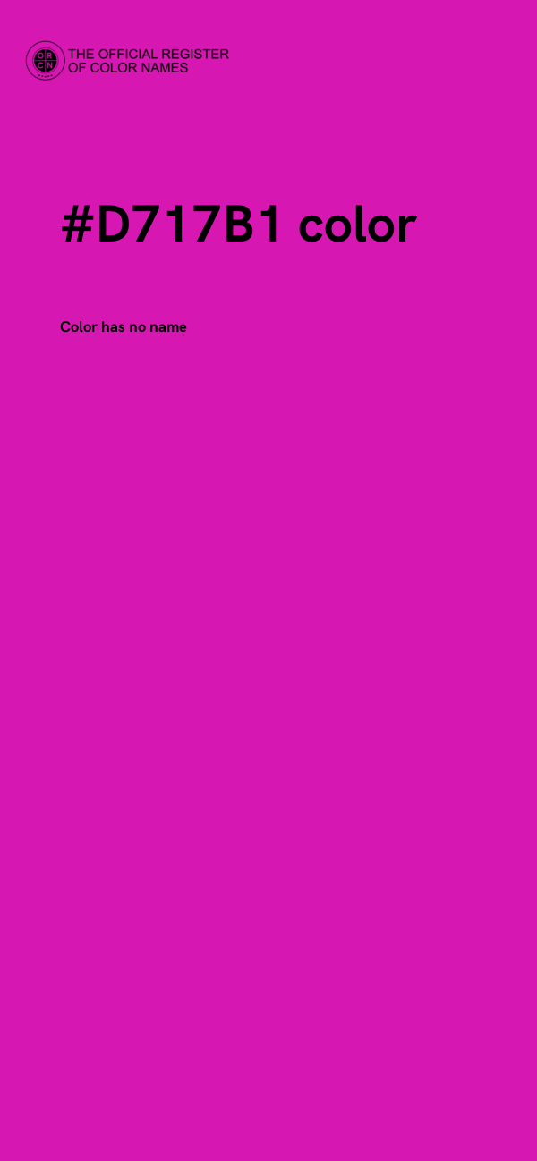 #D717B1 color image