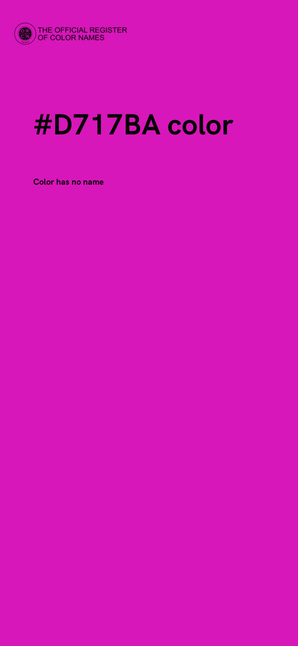 #D717BA color image