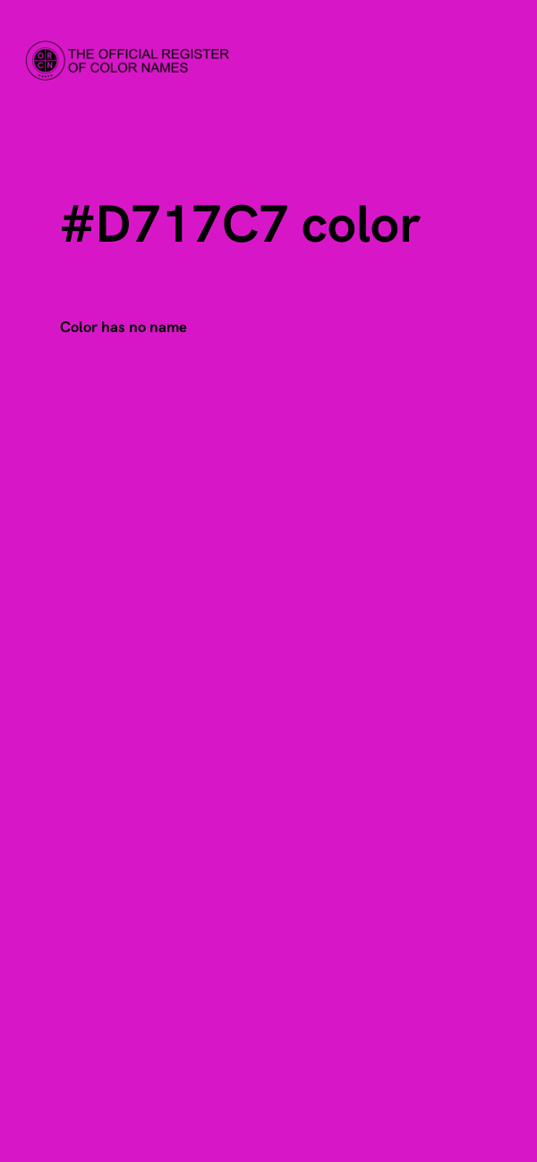 #D717C7 color image