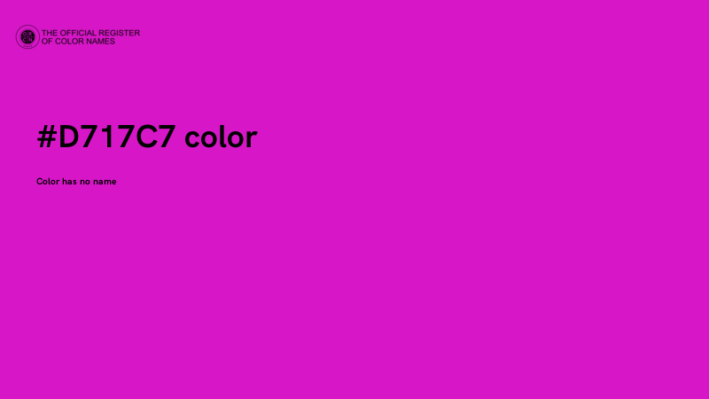 #D717C7 color image