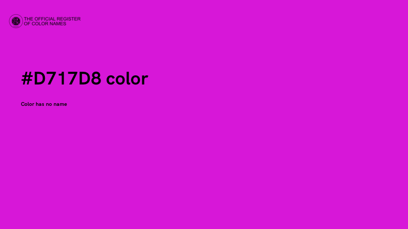 #D717D8 color image
