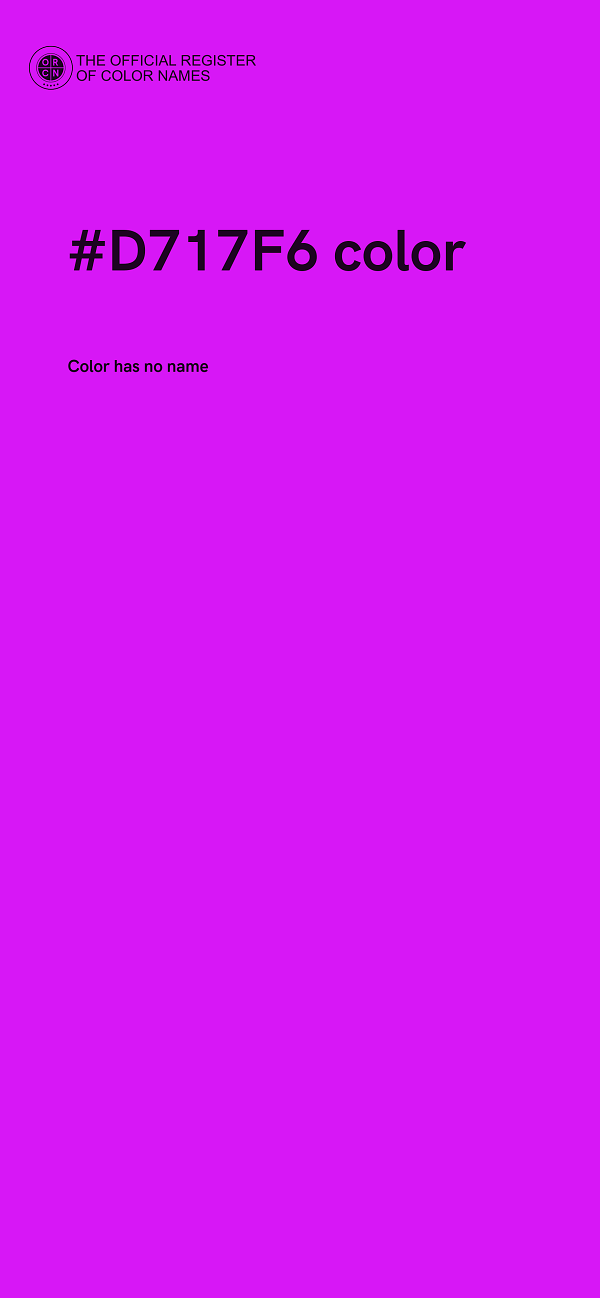 #D717F6 color image
