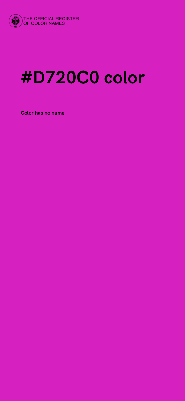 #D720C0 color image