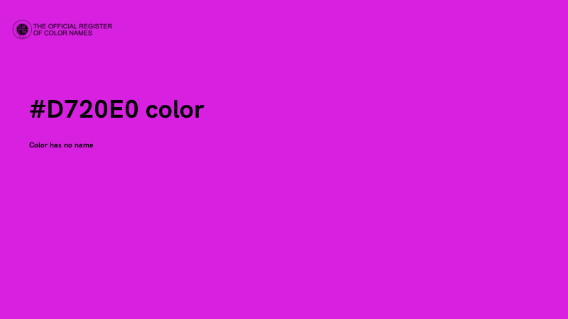 #D720E0 color image