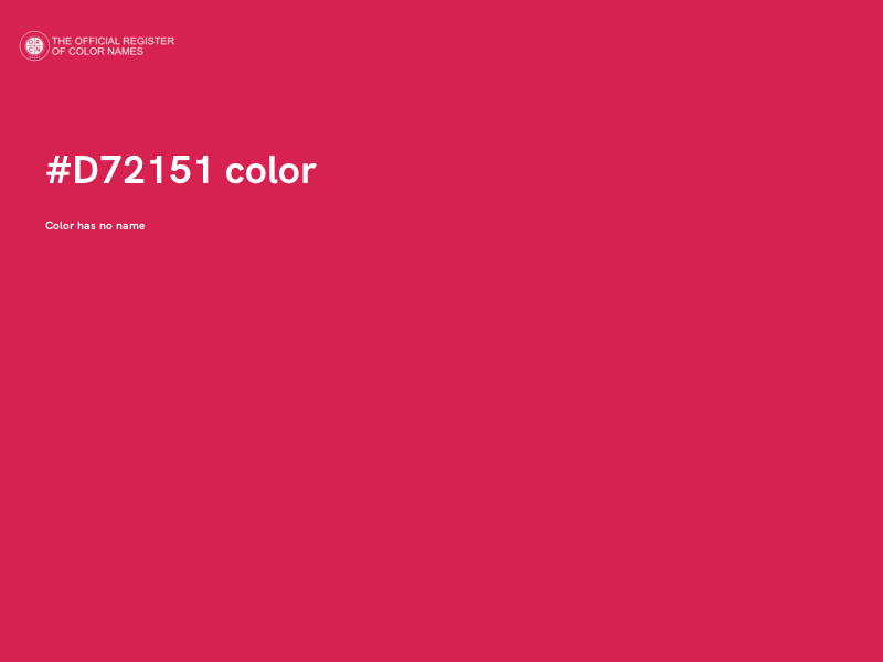 #D72151 color image