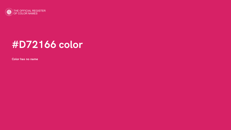 #D72166 color image