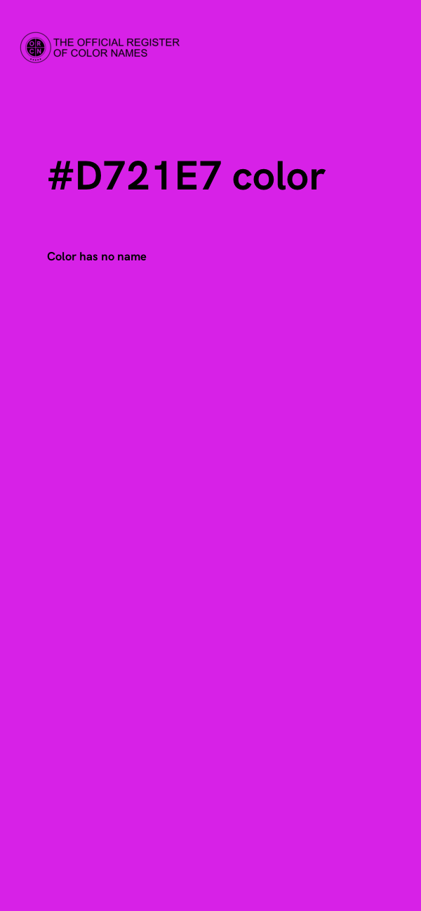 #D721E7 color image