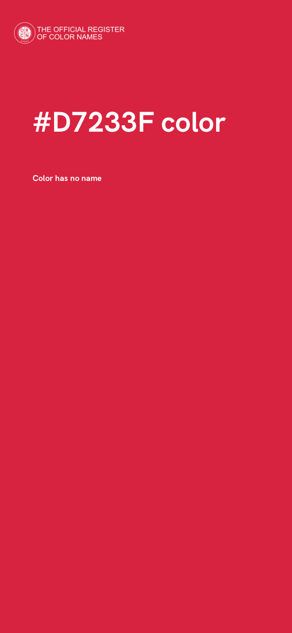 #D7233F color image