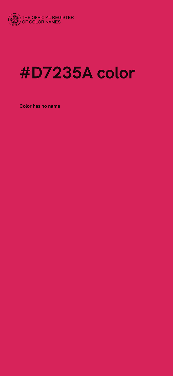 #D7235A color image