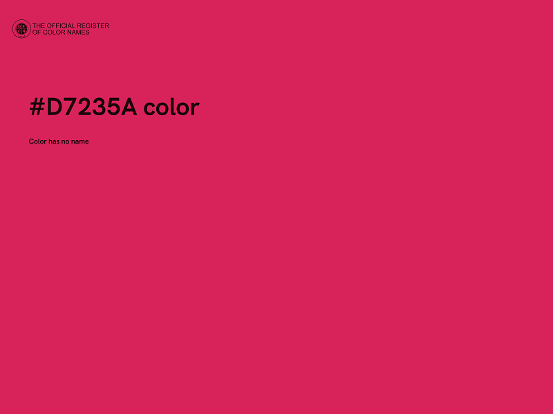 #D7235A color image