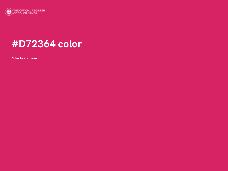 #D72364 color image
