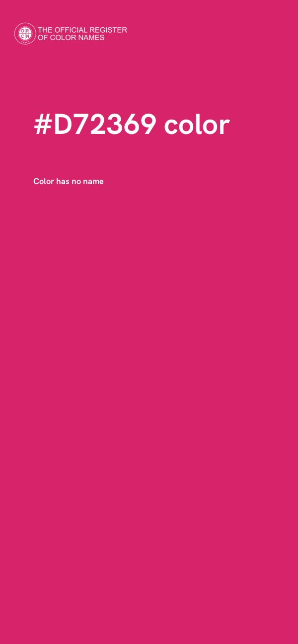 #D72369 color image