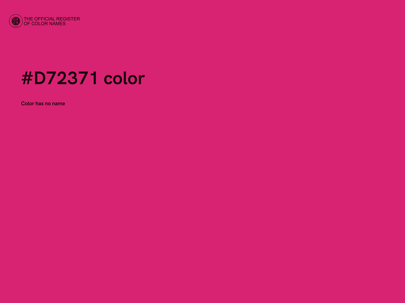 #D72371 color image