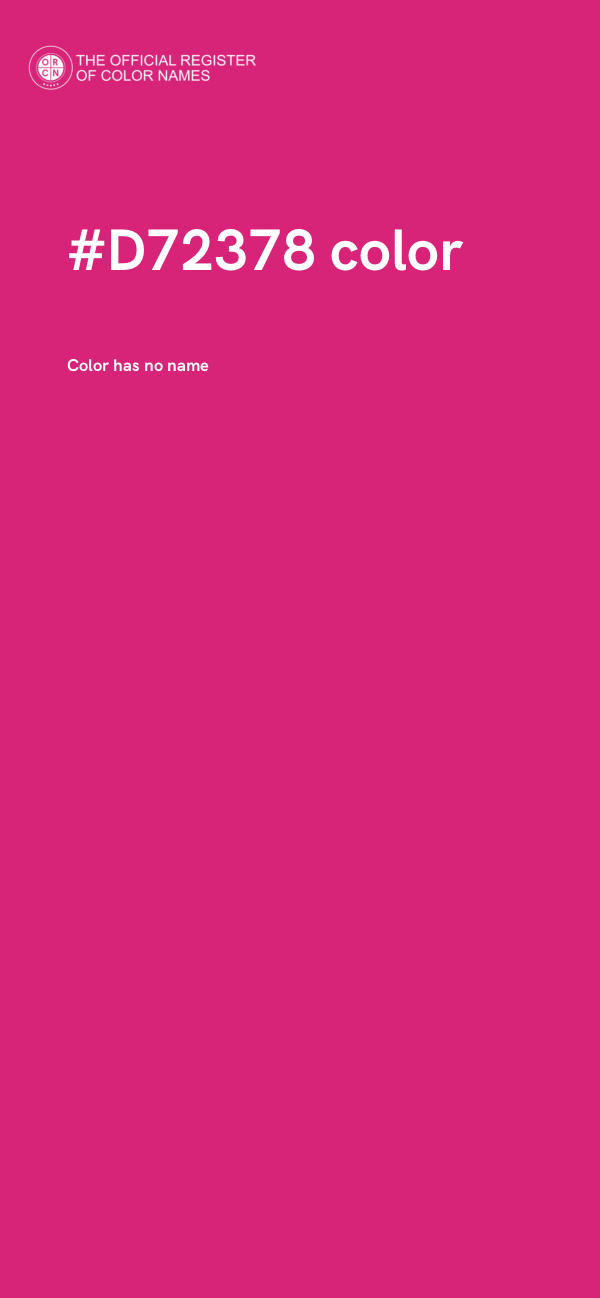 #D72378 color image