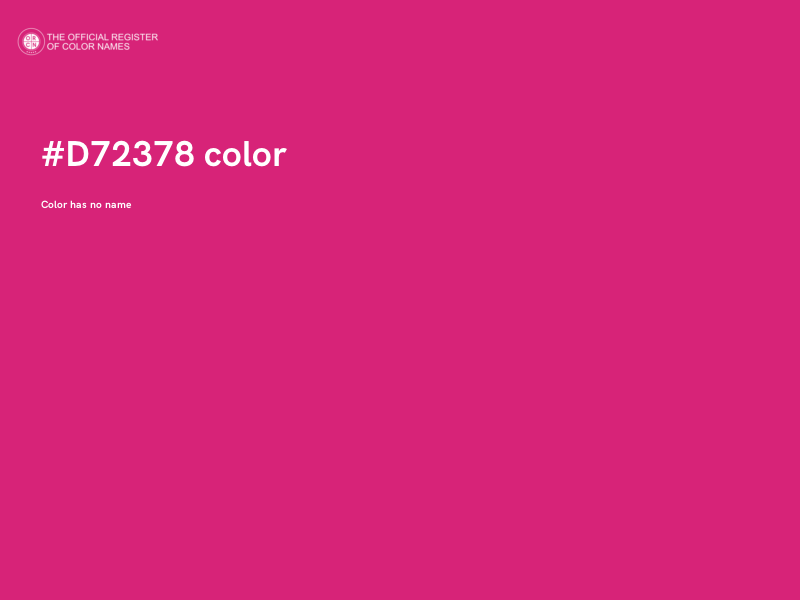 #D72378 color image