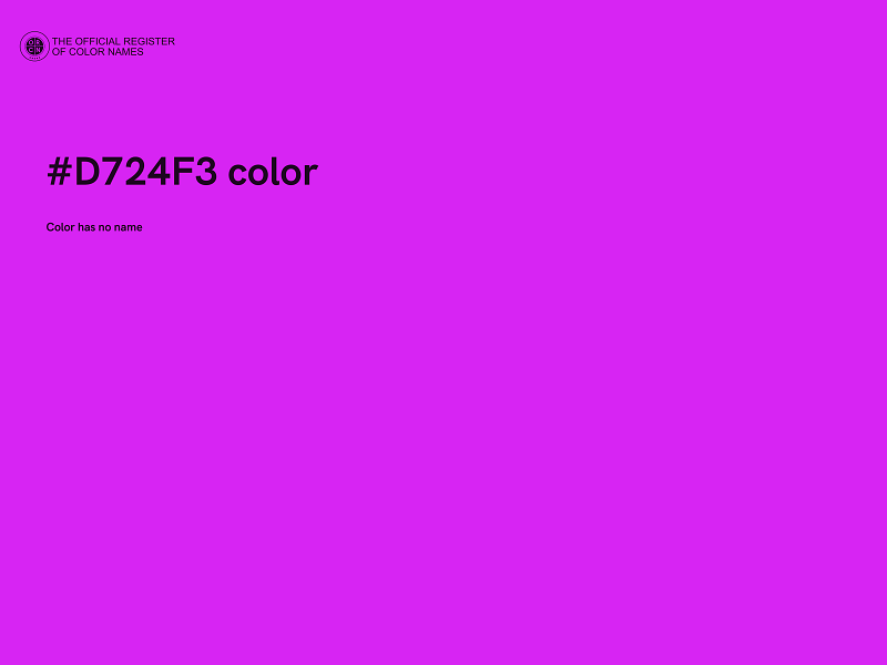 #D724F3 color image