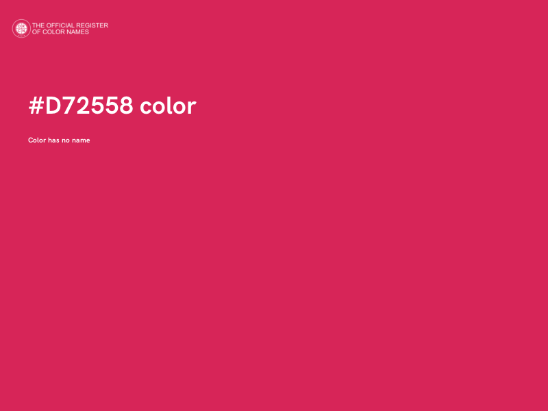 #D72558 color image