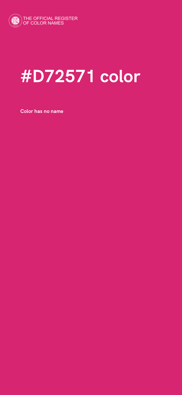 #D72571 color image