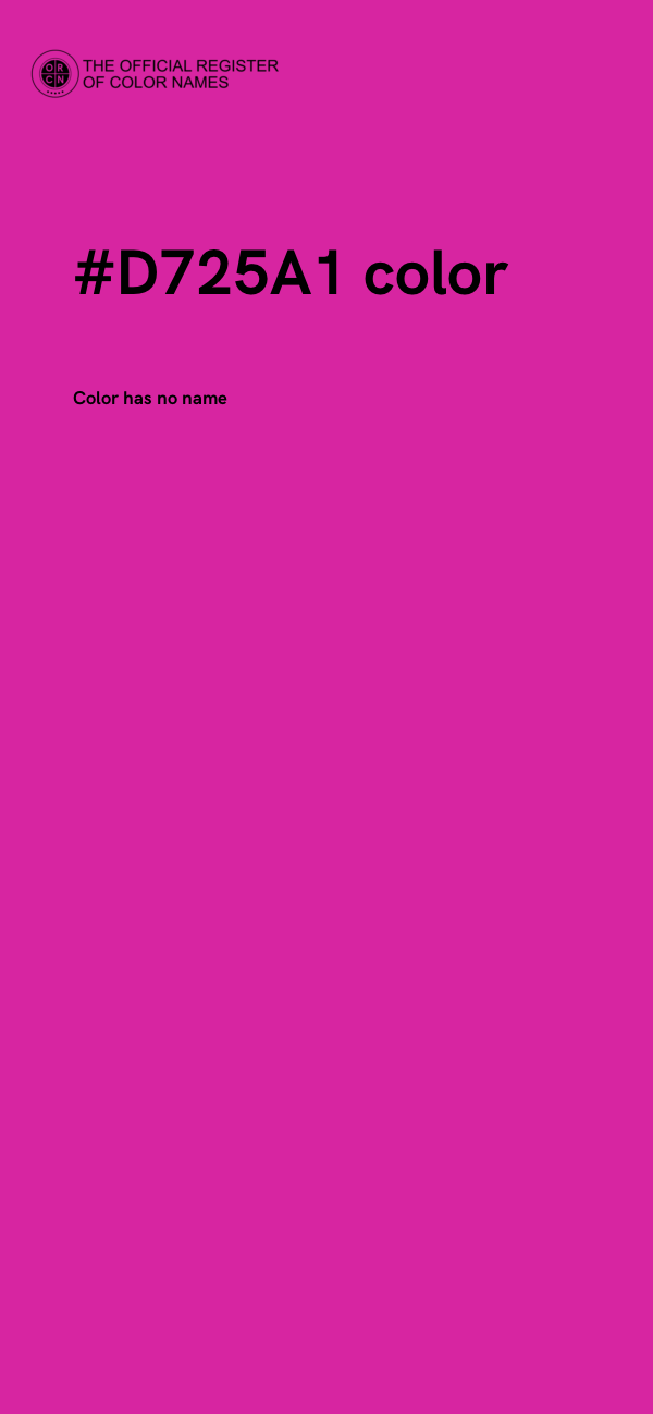 #D725A1 color image