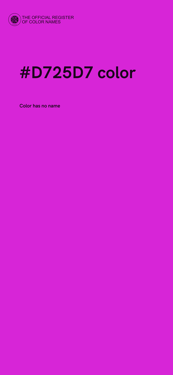 #D725D7 color image