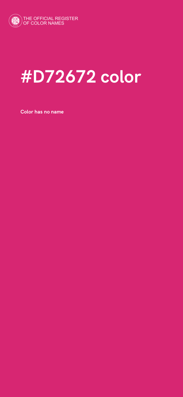 #D72672 color image