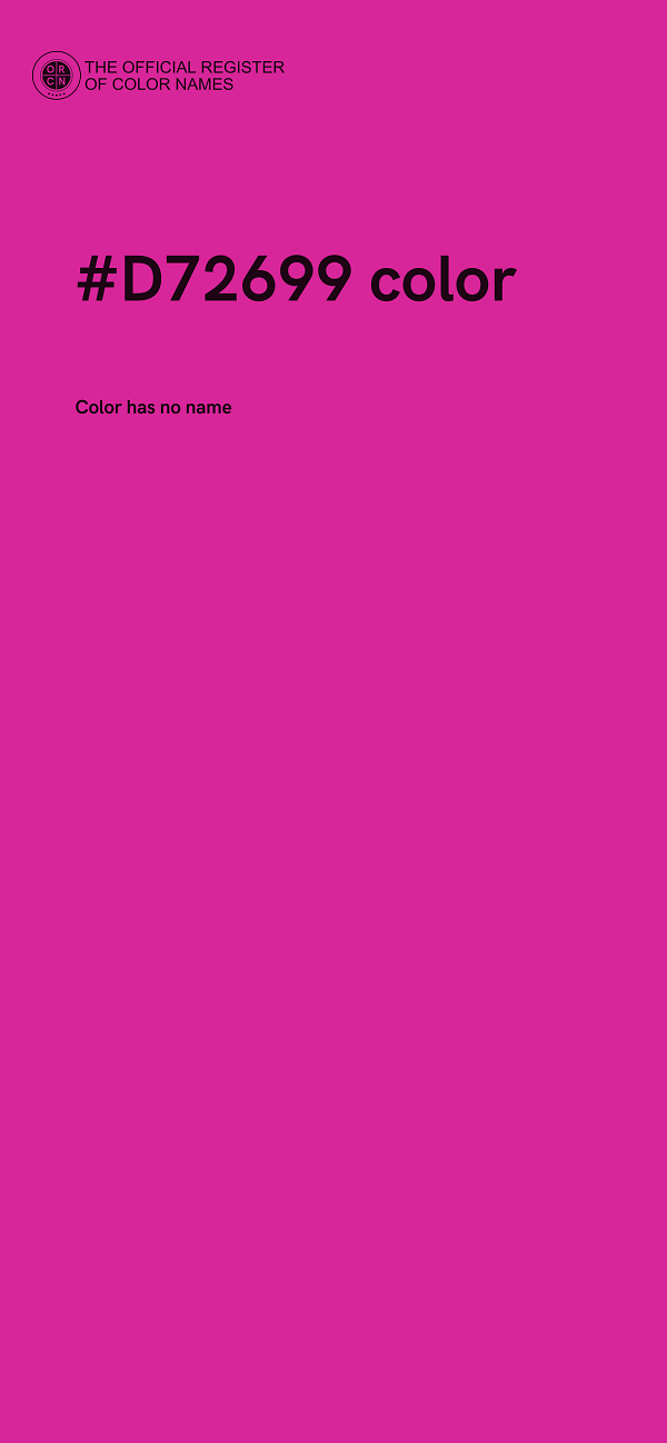 #D72699 color image