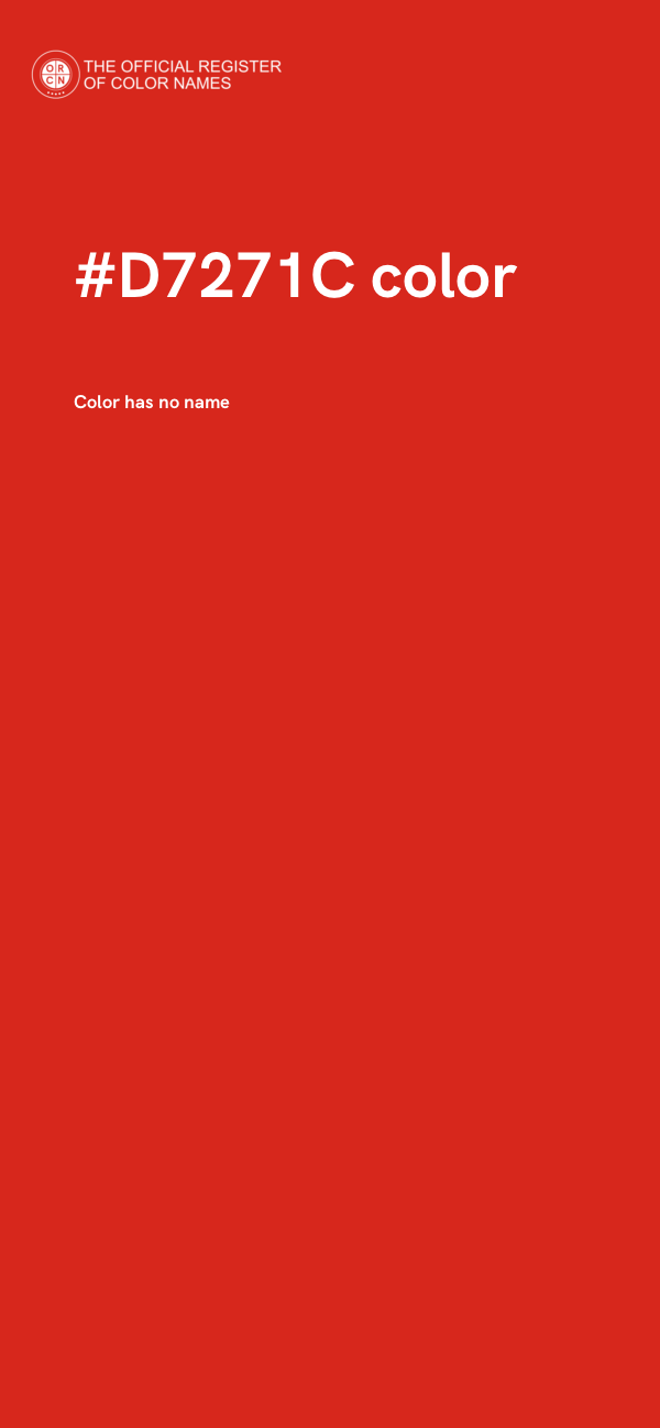 #D7271C color image