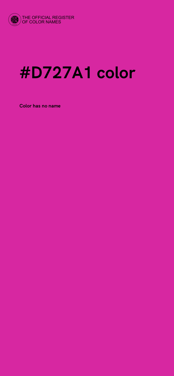 #D727A1 color image