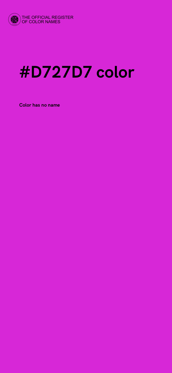 #D727D7 color image